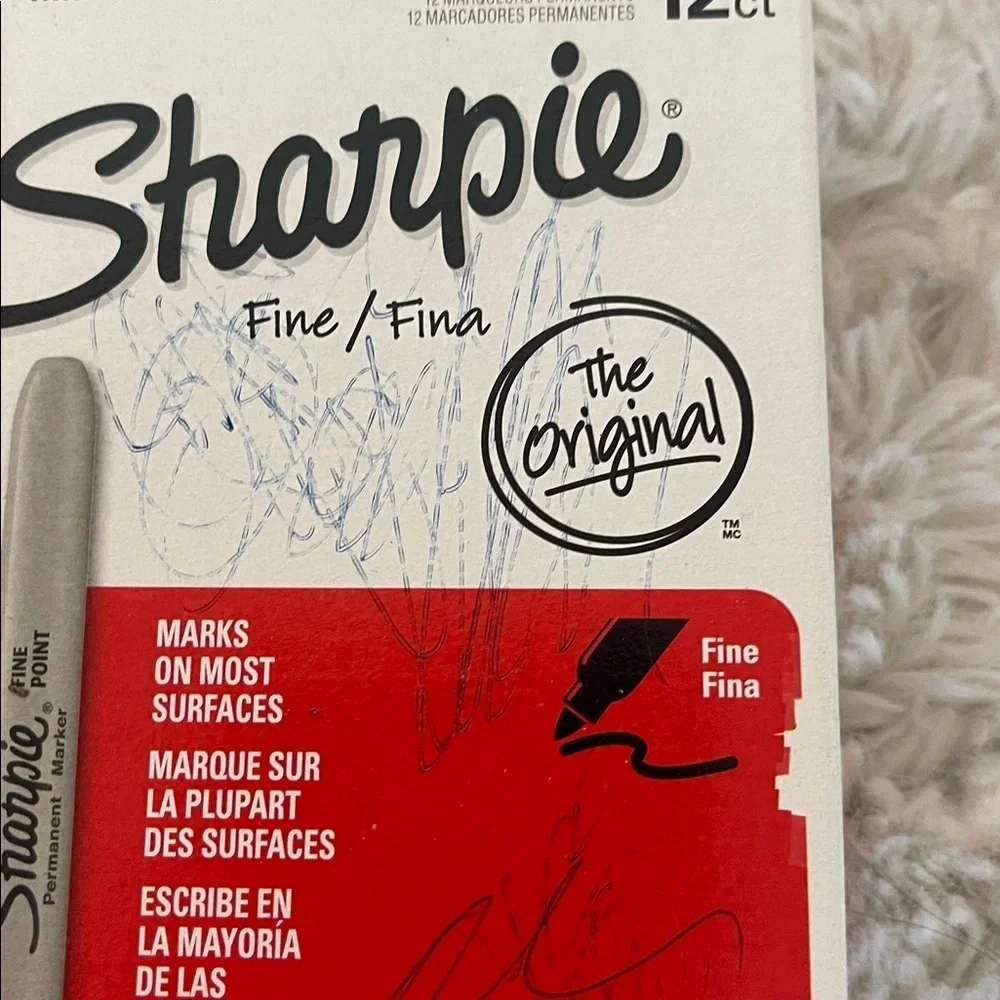 Sharpie Permanent Markers 12ct Blue